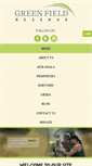 Mobile Screenshot of greenfieldreserve.com